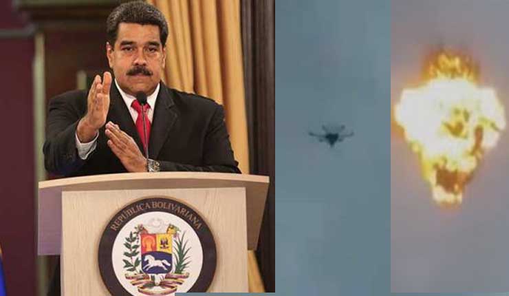 Video de atentado contra Nicolás Maduro