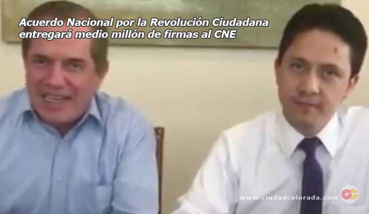 entrega de firmas MANA