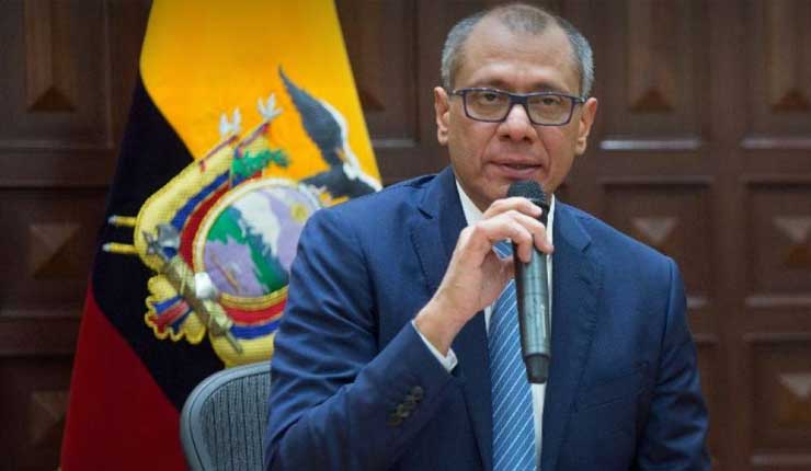 Jorge Glas se califica como preso político en una carta enviada al Foro por la libertad en Argentina