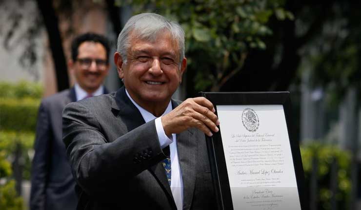 Andrés Manuel López Obrador es oficialmente Presidente electo de México