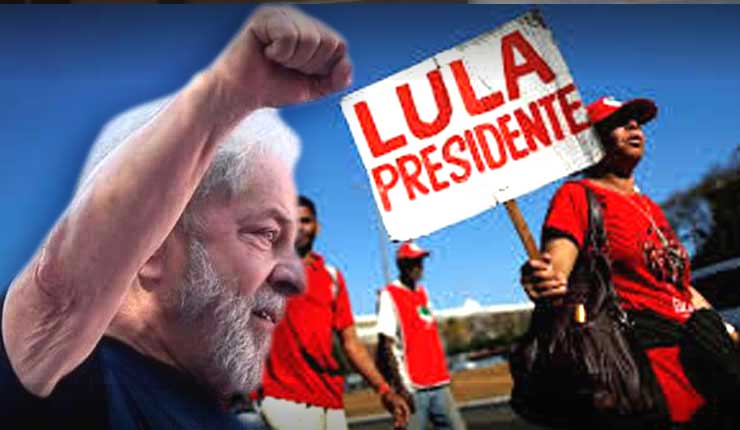 Se registra oficialmente la candidatura de Lula da Silva para las elecciones presidenciales en Brasil