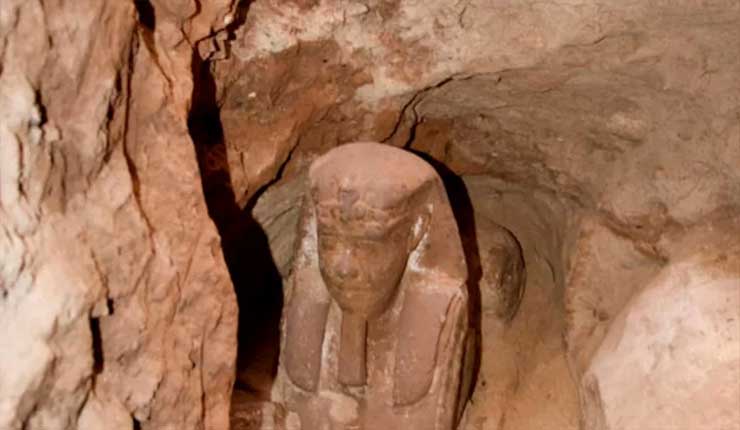 Arqueólogos descubren esfinge antigua en Egipto