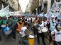 Argentina: Protesta de los trabajadores de Vialidad Nacional