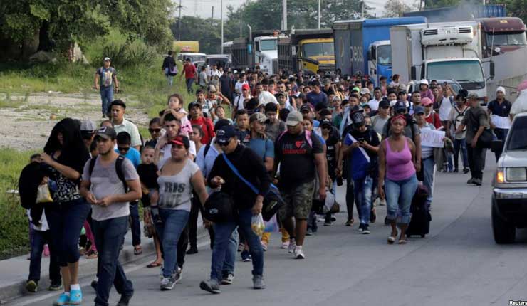 Migrantes marcharán en demanda de buses para llegar a EEUU