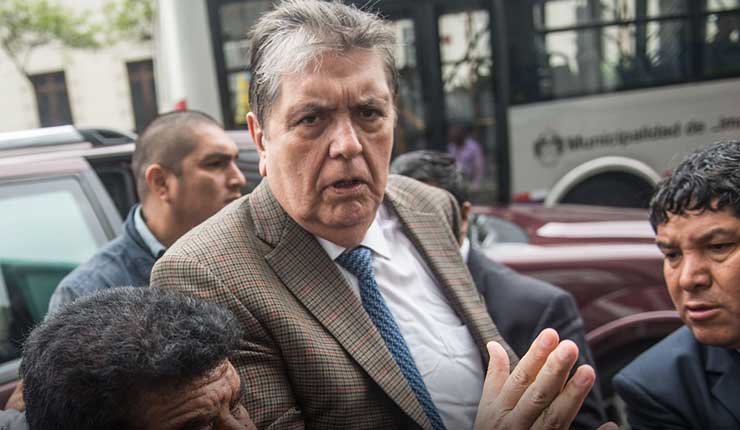 Uruguay rechaza pedido de asilo de expresidente peruano Alan Garcia