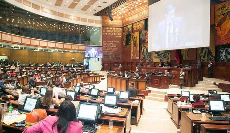 Vicepresidente de Ecuador será designado hoy por la Asamblea Nacional