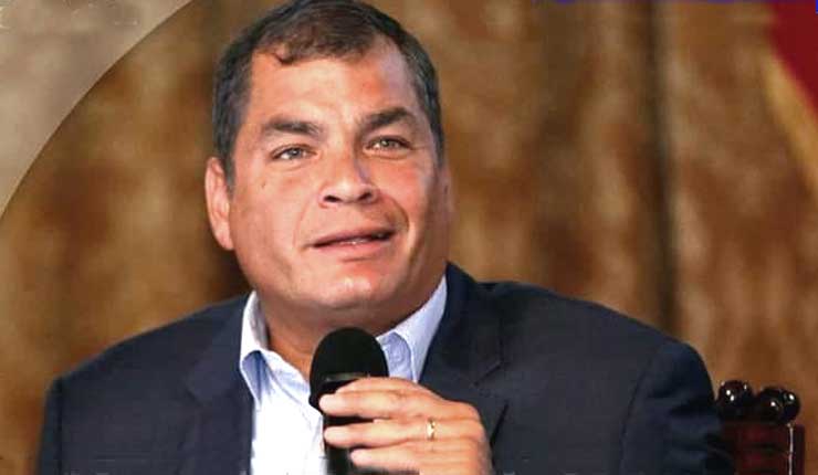 Rafael Correa ante discurso de Presidente Moreno en China "Yo heredé apagones, ellos hidroeléctricas"