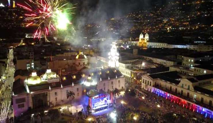 Quito celebra sus fiestas en sus 484 años de fundación