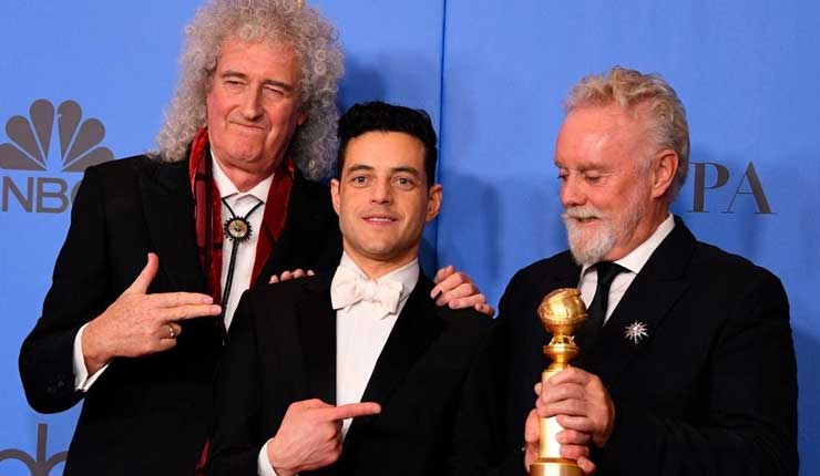 Bohemian Rhapsody junto a Green Book, fueron los grandes ganadores de los premios Globo de Oro