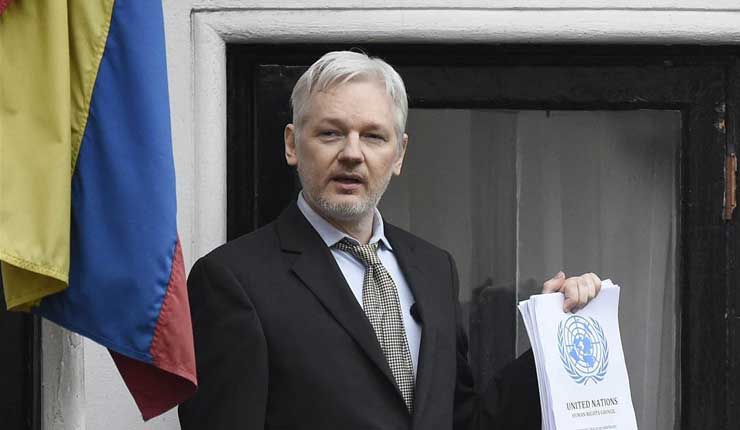 Julian Assange pide intervención de la CIDH contra Estados Unidos y Ecuador