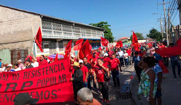 Protestas en varias ciudades de Honduras