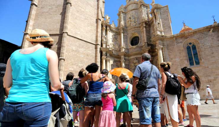 España batió un nuevo récord de turistas internacionales en 2018