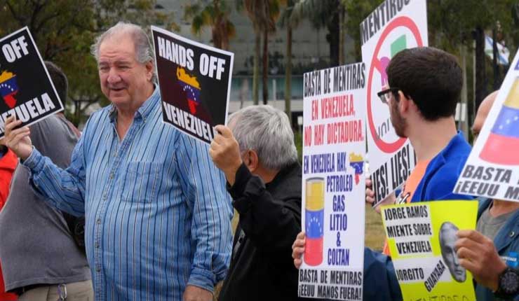 Venezolanos en Miami exigen el fin de la injerencia de EEUU