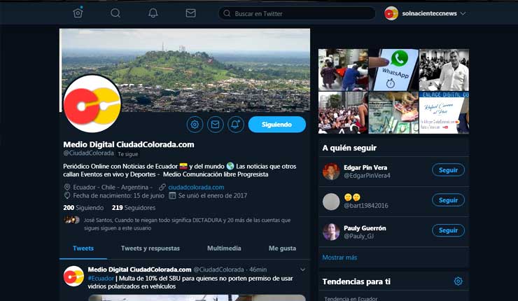 Así será el nuevo diseño que Twitter está probando