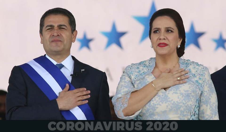 El presidente de Honduras y su esposa tienen coronavirus