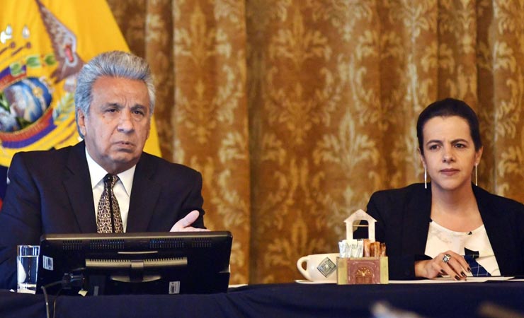 Lenin Moreno Maria Pula romo