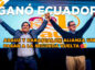 Arauz y Rabascall pasa a la segunda vuelta en Ecuador